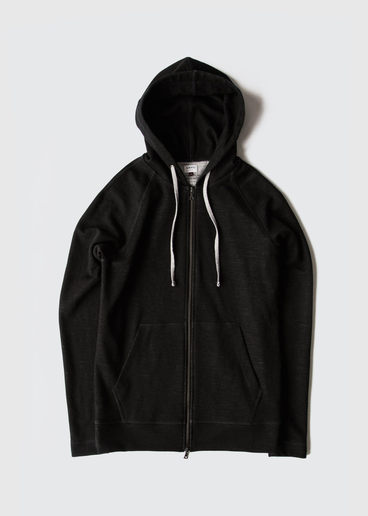 006 - HOODED ZIP - BLACK - Wilson & Willy's - MPLS Neighbor Goods