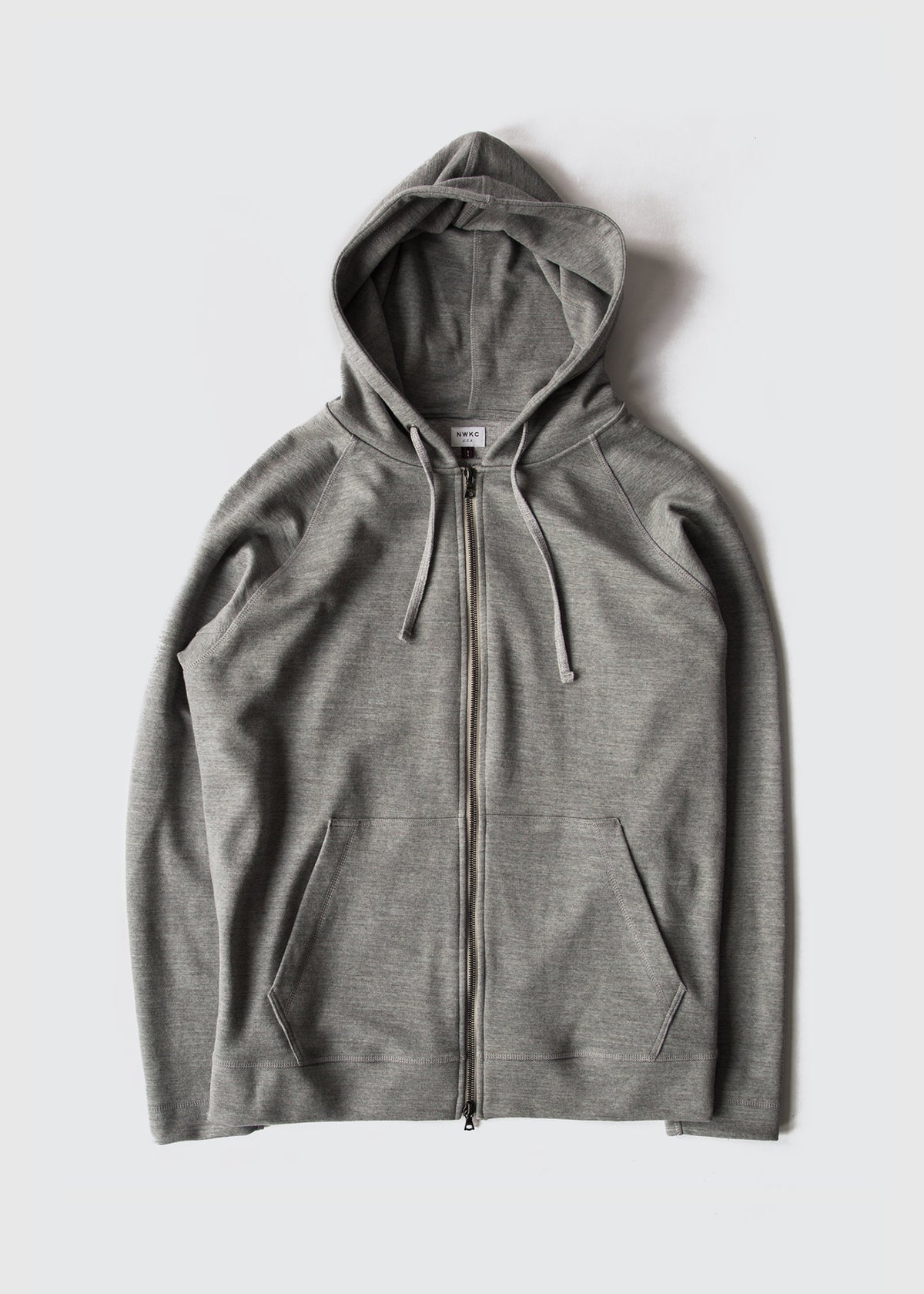 006 - HOODED ZIP - FEATHER GRAY - Wilson & Willy's - MPLS Neighbor Goods